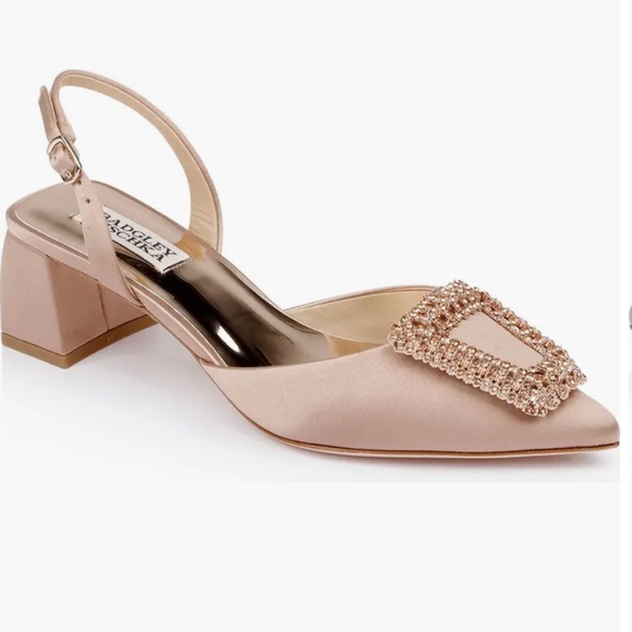 BADGLEY MISCHKA COLLECTION Emmie Slingback Pointed Toe Pump size 6 women - Picture 10 of 14